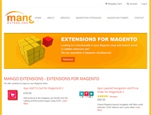 Tablet Screenshot of mangoextensions.com